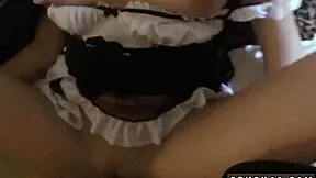 sexy blonde teen dances hard then swallows halloween cum 🎃💦😈