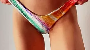 hey step bro your cock looks so hard after my bikini try on let me help jerk it off into my wet panties