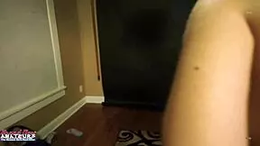 blonde hottie deepthroats cock before intense pussy slamming and facial cumshot