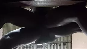 i rip lingerie off sexy ebony wife's hairy pussy and fuck her hard with monster cock till milk drips everywhere