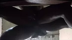 i rip lingerie off sexy ebony wife's hairy pussy and fuck her hard with monster cock till milk drips everywhere