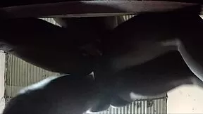 i rip lingerie off sexy ebony wife's hairy pussy and fuck her hard with monster cock till milk drips everywhere