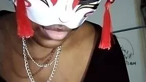 Goth Dominatrix Teases Natural Tits In Heels To Drain Balls