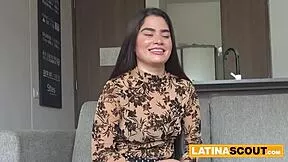 big ass latina teen's pussy gets stretched rough in real homemade audition 😩