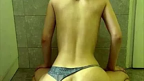 Petite Cutie Maiskii Fingers Shaved Pussy Then Rides Dildo to Orgasm