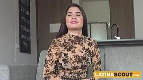 big ass latina teen's pussy gets stretched rough in real homemade audition 😩