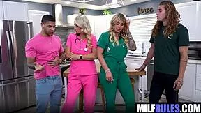 Does Pounding Our Stepmoms' Big Tits Asses Count as Real Work Now?