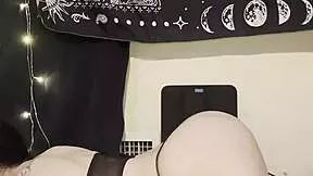 i bend over teasing my juicy goth teen 18+ fat ass arch for daddy's hungry gaze