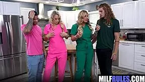 Does Pounding Our Stepmoms' Big Tits Asses Count as Real Work Now?