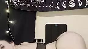 i bend over teasing my juicy goth teen 18+ fat ass arch for daddy's hungry gaze