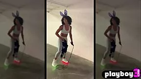 ever seen sexy ebony milf misty stone tease small tits ass in lingerie?