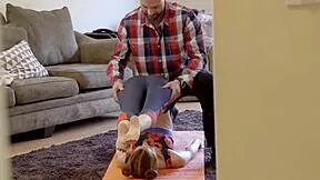 Stepdad, rip those leggings and pound my tight ass harder?