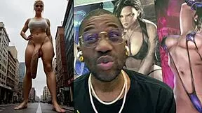 giant futa snow white rides wonder woman chun-li cock cums everywhere alley