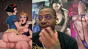 giant futa snow white rides wonder woman chun-li cock cums everywhere alley