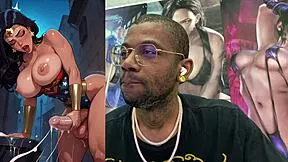 giant futa snow white rides wonder woman chun-li cock cums everywhere alley