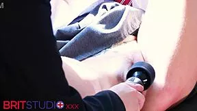 Equestrian redhead punishes bratty college student with her crop in lezdom session