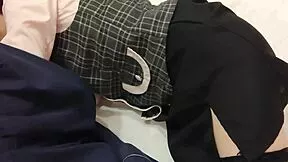 hey ol assistant cums hard from cunnilingus then creampie cosplay fuck