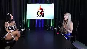 kyra sex and vitoria beatriz sizzle in hottest cast moments with toys and domination on sheer red!