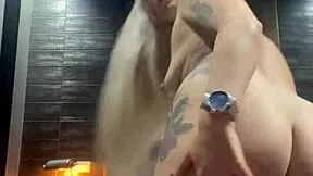 Alina's extreme tease in luxury room—groping, touching, squirting everywhere!