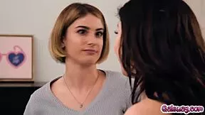 kristen scott dances erotically with luna daniels piercing tits leading to hot lesbian pussy licking