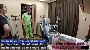 i'm nurse bunny gettin my tight asshole fingered n pussy spread durin yearly physical ugh so humiliatin