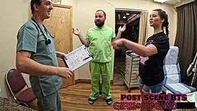 i'm nurse bunny gettin my tight asshole fingered n pussy spread durin yearly physical ugh so humiliatin