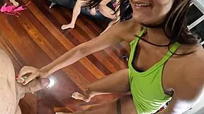 first time kah fox bares her giant bunda for juicy deepthroat action backstage