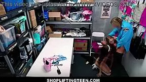 My tiny stepdaughter and I got caught shoplifting so we fucked the officer to get out