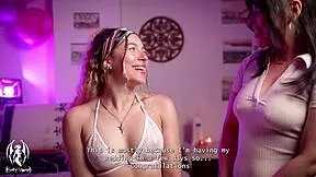 Selena's pre-wedding massage turns wild as she begs for more in erotic threesome.