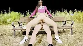 skinny young euro slut bends over for neighbor's big cock doggystyle cumshot street fuck