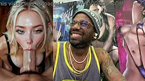 omg buff blonde cowgirl rides huge cock with her tight ass pussy then begs for cum facial league slut super tight!!