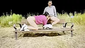 skinny young euro slut bends over for neighbor's big cock doggystyle cumshot street fuck