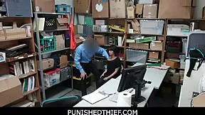 What If Obedient Teen Shoplifter Penelope Reed Got Punished by Dirty LP Officer?
