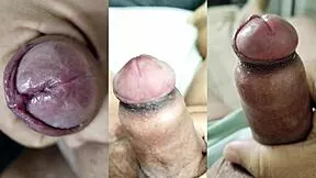 Girlfriend's Juicy Pussy Orgasms and Small Phimosis Cock Handjobs Compilation