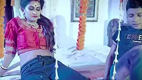 wow young indian couple fucks wildly on suhaag raat first night with dirty hindi audio