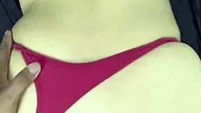 Sexy Mexican In Thong Masturbates Squirts On Bed