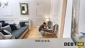 debt4k petite latina brunette moans loud while riding monster cock in stockings