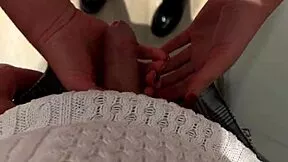 wanna see this risky dressing room tease turn into sneaky blowjob reward?