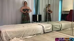 What if your masseuse Erin Electra rode your big dick cowgirl style?