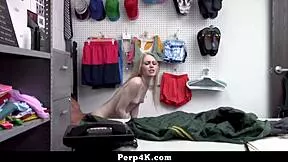 Hey, ever wonder what happens when Emma Starletto gets handcuffed and pounded by security?