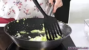 Hot Tattooed Redhead Teen Dominates Intense Blowjob Competition Game