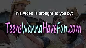 blonde teen bride-to-be gets fucked hard at her party