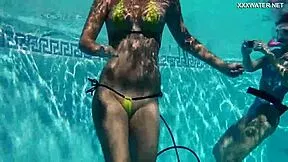 ever wonder how candy and lizzy fuck mike senseless underwater in pool?