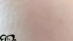 Boyfriend pounds tight wet pussy on couch before creampie explosion