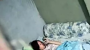 Young solo babe fingers herself to hidden orgasm peaks