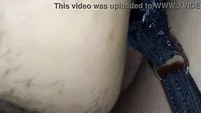 Wife pays rent with tight wet pussy as husband watches landlord fuck her creampie