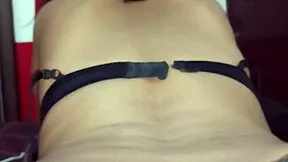 Wife pays rent with tight wet pussy as husband watches landlord fuck her creampie