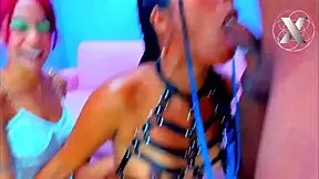 WATCH THESE MERCILESS COCK ADDICTS BEG FOR DEEPTHROAT FILL-UPS!!