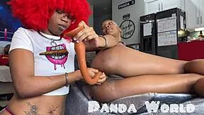 omg ebony anal experts finger gaping assholes with toys before 8 huge cocks gangbang them!! 🍑💦