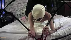 SHE'S TIED UP AND FUCKED HARD BY MASTER ON BED
